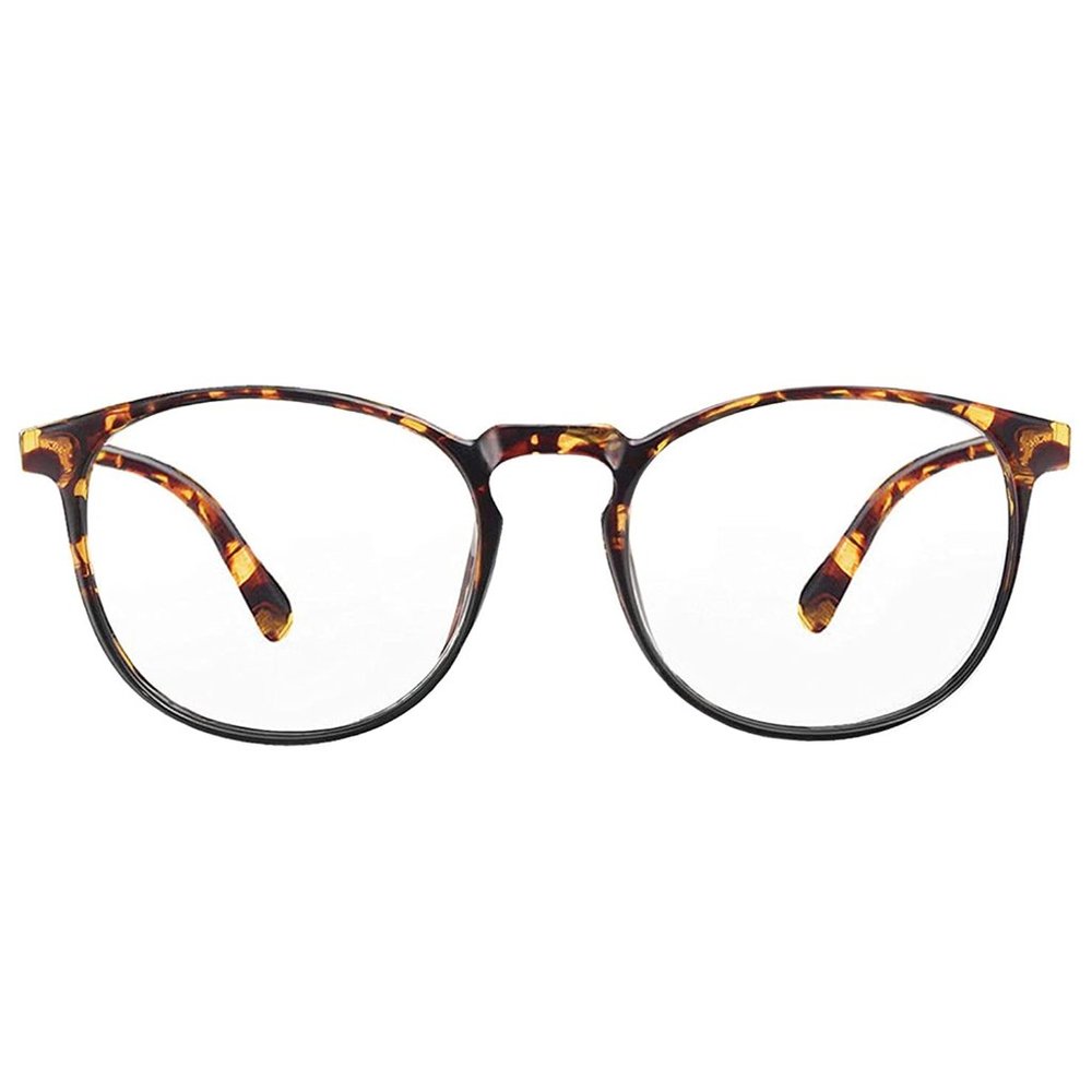 Tortoiseshell Round Blue Light Blocking Glasses